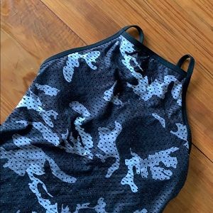 Wear it to Heart camo tank with built in bra